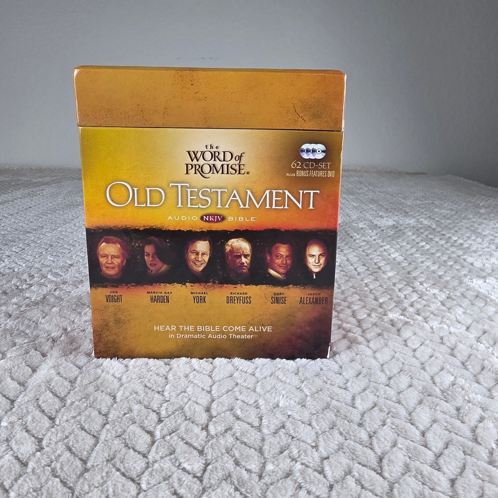THE WORD OF PROMISE: OLD TESTAMENT AUDIO BIBLE NKJV 70 Hrs 62 Cd + Bonus Feature